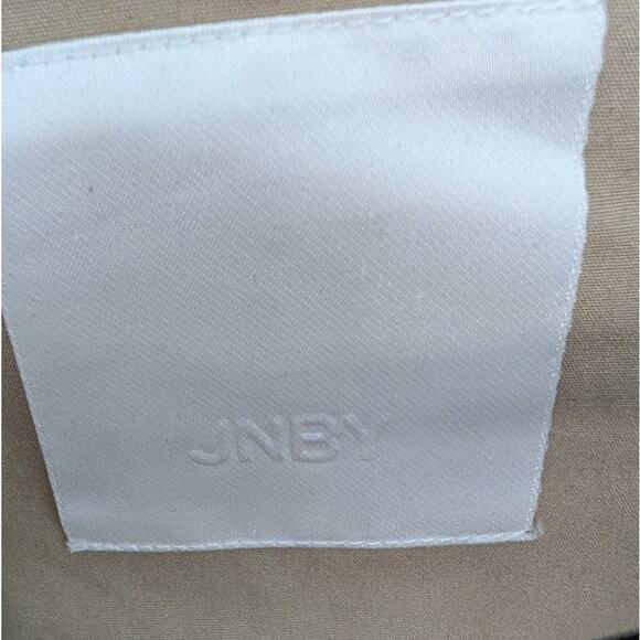 JNBY Beige Cotton Hooded Oversized Long Sleeve Full Zip Coat Jacket, size S - Picture 3 of 9